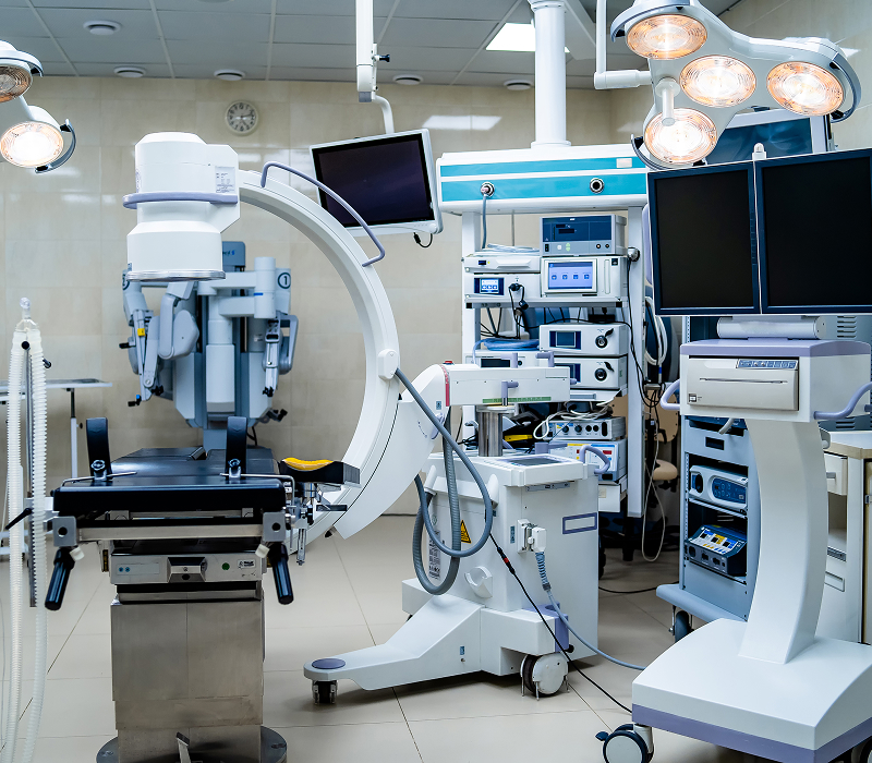 bright modern surgery room operating theatre modern equipment clinic emergency room first aid chamber